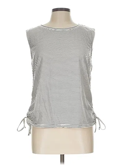 Pre-owned Just Be ... Sleeveless Top Gray Boatneck Tops