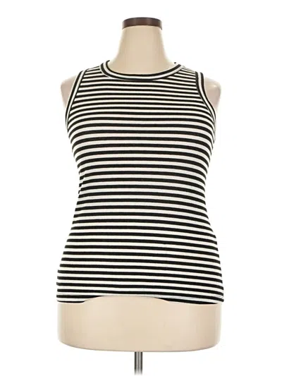 Pre-owned Just Be ... Sleeveless T-shirt In Ivory