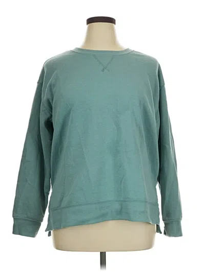 Pre-owned Just Be ... Sweatshirt In Teal