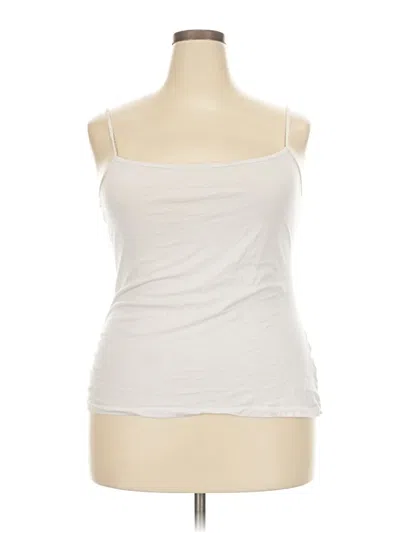 Pre-owned Just Be ... Tank Top Ivory Strapless Neckline Tops In White