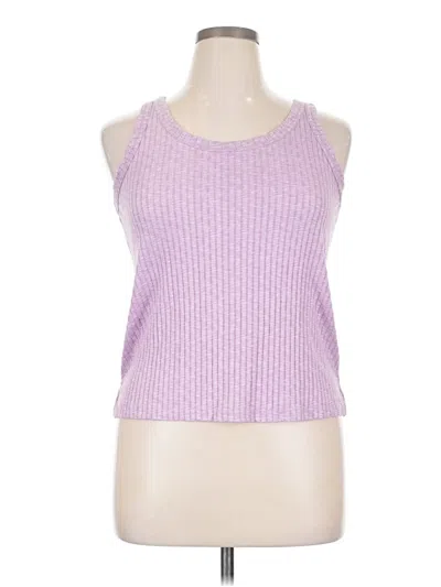 Pre-owned Just Be ... Tank Top Purple Halter Neckline Tops