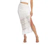 Just Bee Queen Bali Skirt In White In White