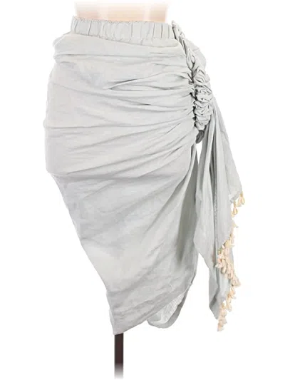 Pre-owned Just Bee Queen Casual Skirt In Gray