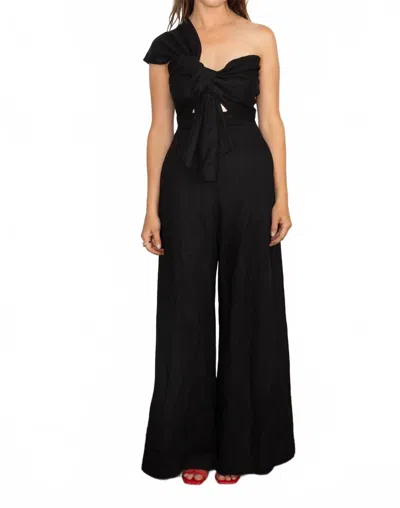 Just Bee Queen Eden Jumpsuit In Black