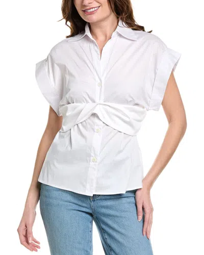 Just Bee Queen Elliot Top In White