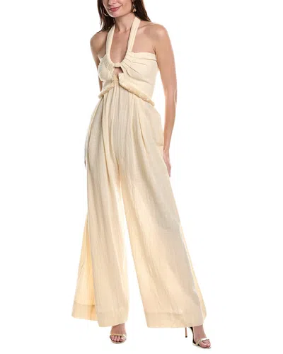 Just Bee Queen Esme Jumpsuit In White