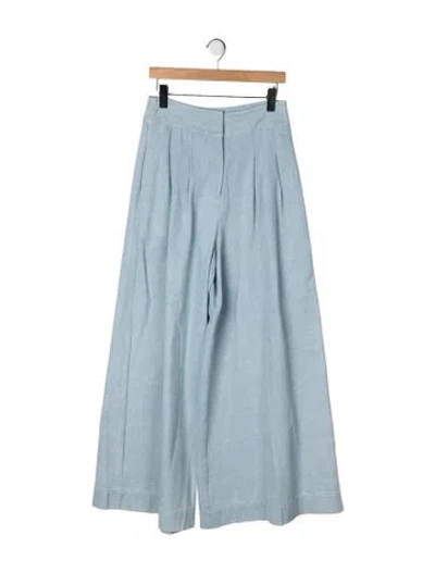 Pre-owned Just Bee Queen High-rise Wide Leg Jeans In Blue