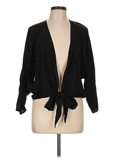 Pre-owned Just Bee Queen Kimono In Black