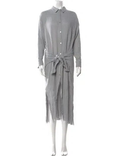 Pre-owned Just Bee Queen Long Dress In Gray