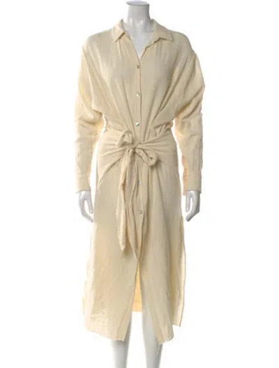 Pre-owned Just Bee Queen Long Dress In Neutral