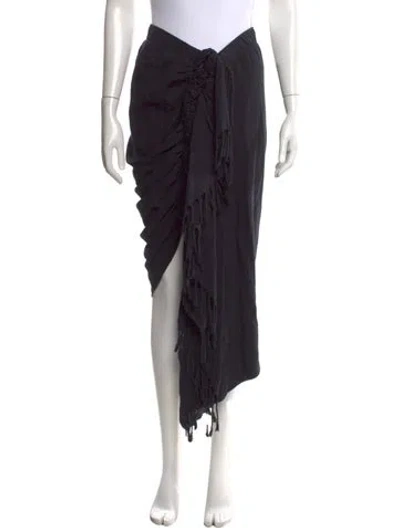 Pre-owned Just Bee Queen Long Skirt In Black