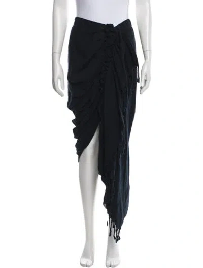 Pre-owned Just Bee Queen Long Skirt In Blue