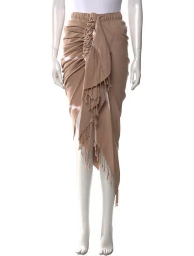 Pre-owned Just Bee Queen Long Skirt In Neutral