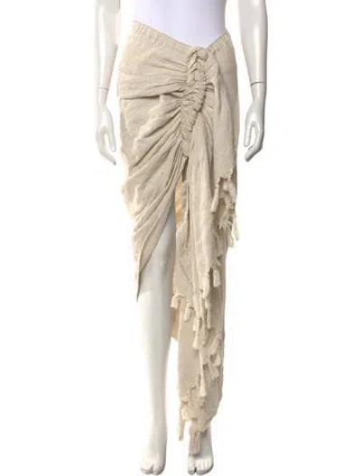 Pre-owned Just Bee Queen Long Skirt In Neutral
