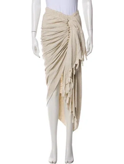 Pre-owned Just Bee Queen Long Skirt In Neutral