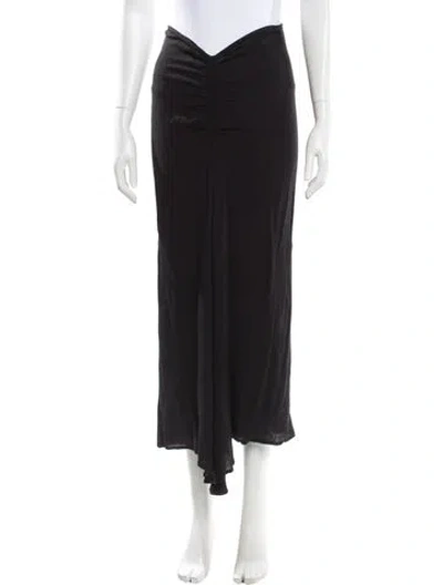 Pre-owned Just Bee Queen Midi Length Skirt In Gray