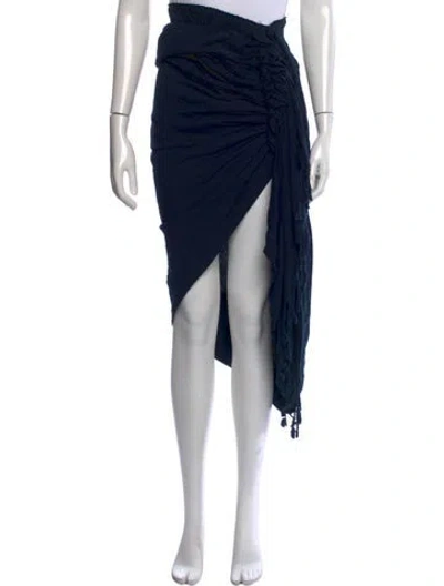 Pre-owned Just Bee Queen Midi Length Skirt W/ Tags In Blue