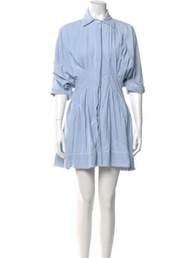 Pre-owned Just Bee Queen Mini Dress In Blue