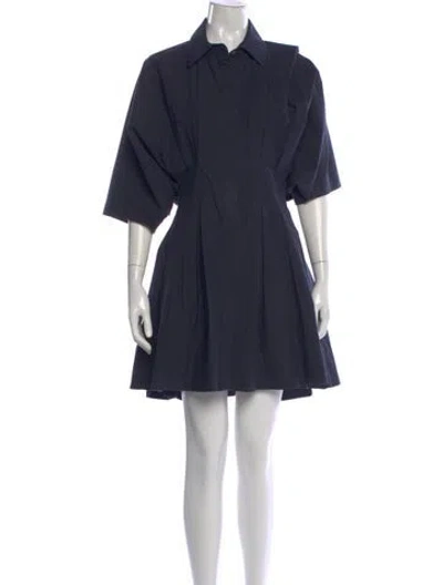 Pre-owned Just Bee Queen Mini Dress In Blue