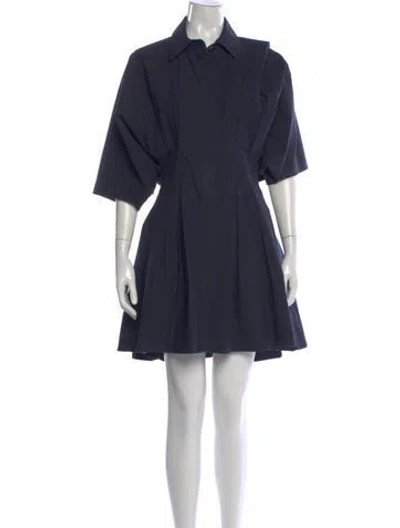 Pre-owned Just Bee Queen Mini Dress In Blue