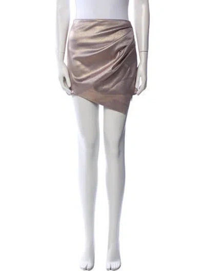 Pre-owned Just Bee Queen Mini Skirt In Neutral
