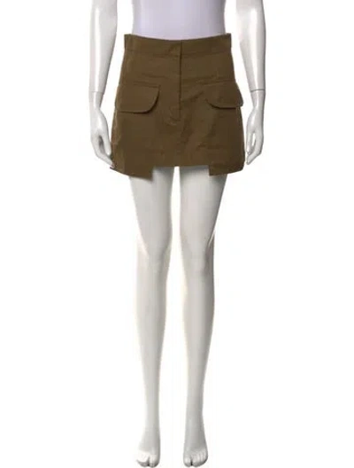 Pre-owned Just Bee Queen Mini Skirt In Neutral