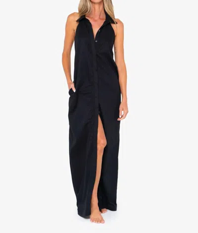 Just Bee Queen Rayna Maxi Dress In Black