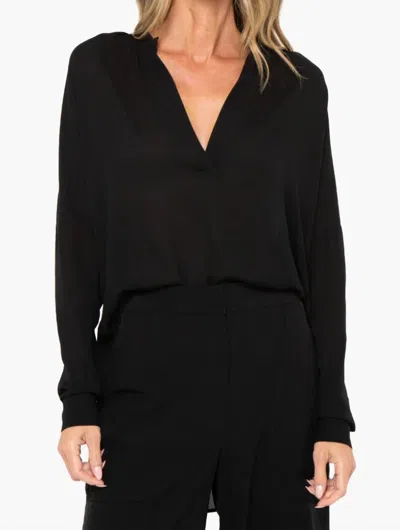 Just Bee Queen Rue Blouse In Black