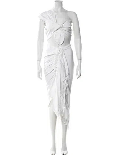 Pre-owned Just Bee Queen Set In White