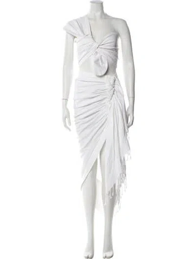 Pre-owned Just Bee Queen Skirt Set In White