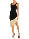 JUST BEE QUEEN WILLOW WOMENS LINEN BLEND SHORT COCKTAIL AND PARTY DRESS