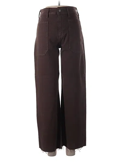 Pre-owned Just Black Casual Pants In Brown