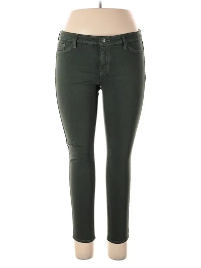 Pre-owned Just Black Casual Pants In Green