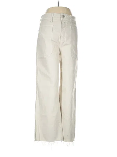 Pre-owned Just Black Casual Pants In Ivory