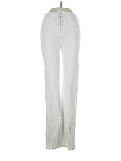 Pre-owned Just Black Casual Pants In Ivory