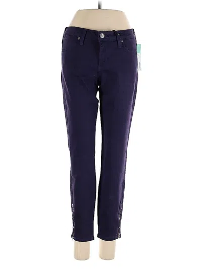 Pre-owned Just Black Casual Pants In Purple