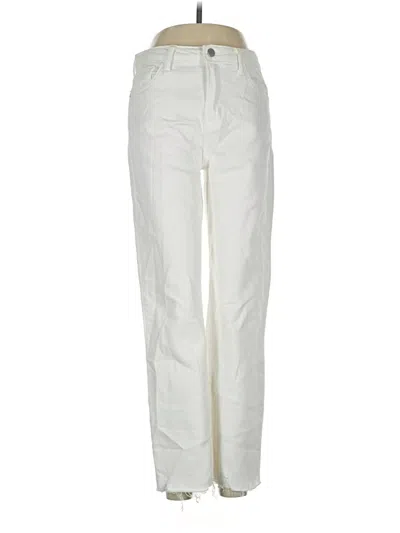 Pre-owned Just Black Casual Pants In White