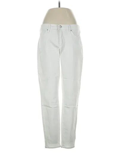 Pre-owned Just Black Casual Pants In White