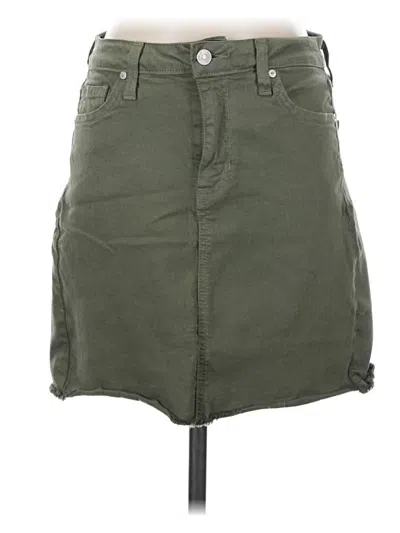 Pre-owned Just Black Casual Skirt In Green