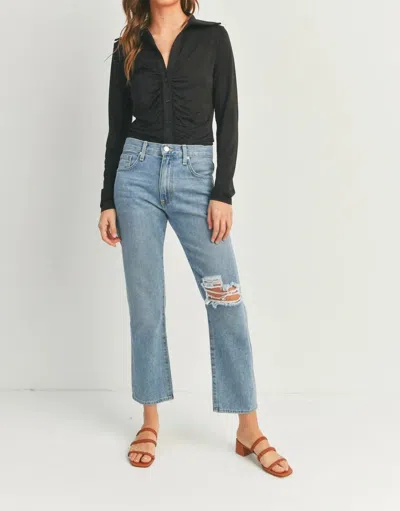 Just Black Denim Amanda Jeans In Light Denim In Blue
