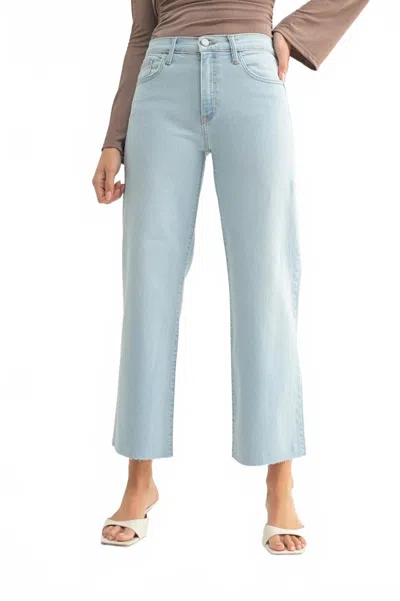 Just Black Denim Classic Straight Jean In Light Denim In Blue