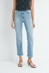 Just Black Denim High Rise Vintage Skinny Jeans In Dark Denim In Blue