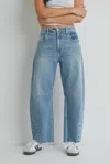 Just Black Denim I'm Obsessed Barrel Jeans In Light Wash