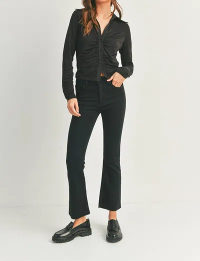 Just Black Denim Jade Jean In Black In Green