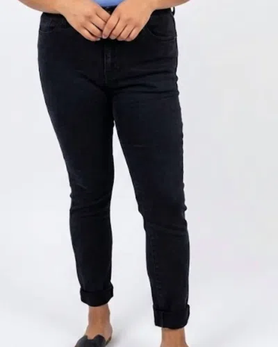 Just Black Denim Modern Classic Skinny Jeans In Black