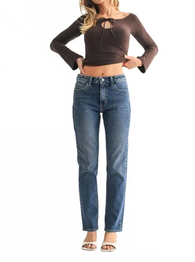 Just Black Denim Pencil Jean In Blue