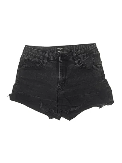 Pre-owned Just Black Denim Shorts In Black