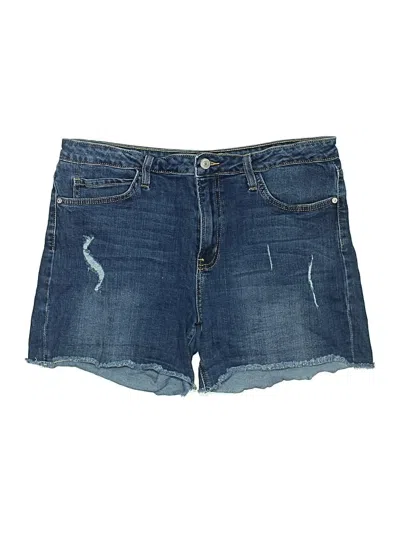 Pre-owned Just Black Denim Shorts In Blue