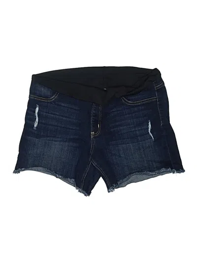 Pre-owned Just Black Denim Shorts In Blue