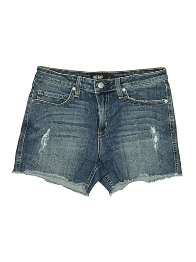 Pre-owned Just Black Denim Shorts In Blue